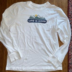 Snowy Mountains Long-sleeve Crusher Tee